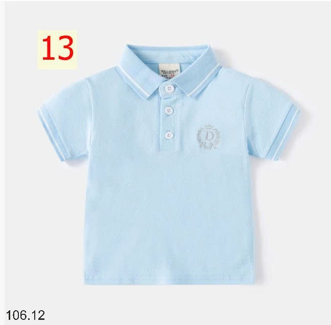 25HA106.12 - ÁO POLO BÉ TRAI WELLKIDS