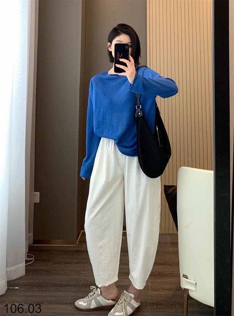 25HA106.03 - QUẦN DÀI NỮ IN BLUE MÁT MẺ