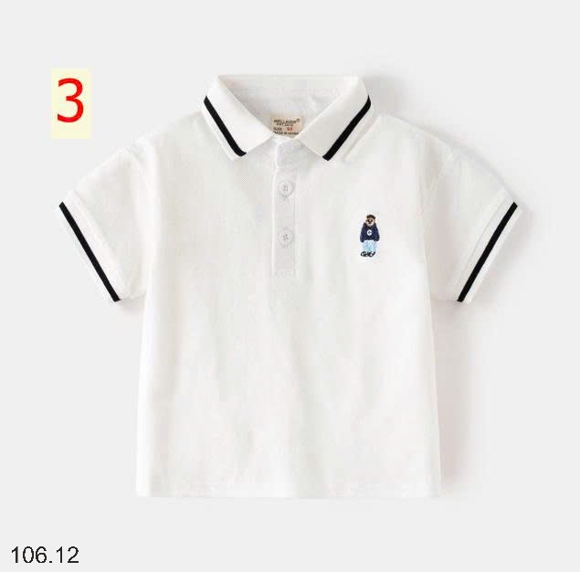 25HA106.12 - ÁO POLO BÉ TRAI WELLKIDS