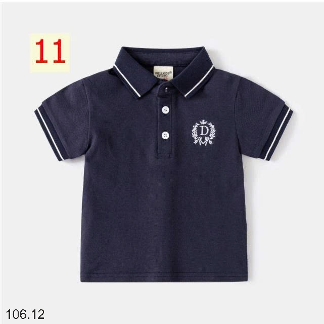 25HA106.12 - ÁO POLO BÉ TRAI WELLKIDS