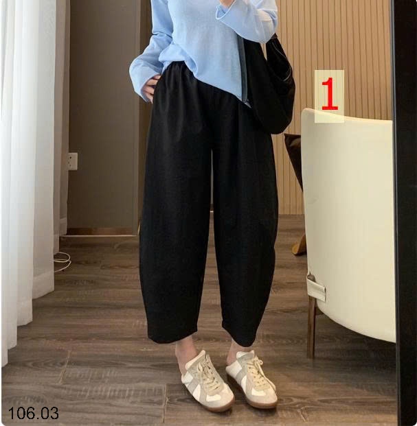 25HA106.03 - QUẦN DÀI NỮ IN BLUE MÁT MẺ