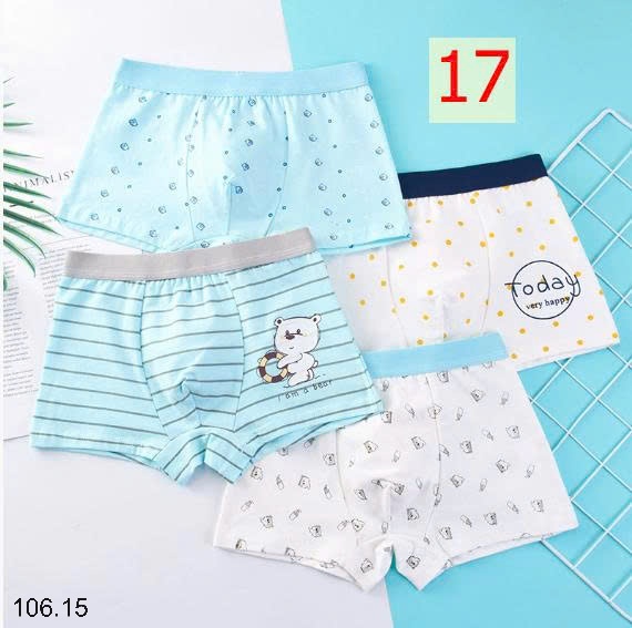 25HA106.15 - SET 4 QUẦN CHÍP ĐÙI BÉ TRAI