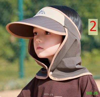 25HA106.25 - MŨ CHỐNG NẮNG NỬA ĐẦU CHE GÁY CHO BÉ
