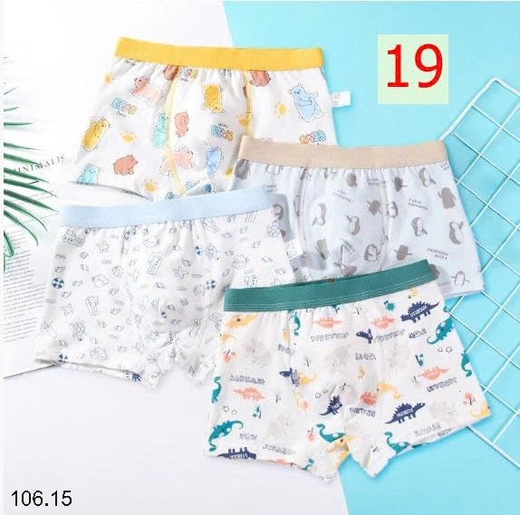 25HA106.15 - SET 4 QUẦN CHÍP ĐÙI BÉ TRAI