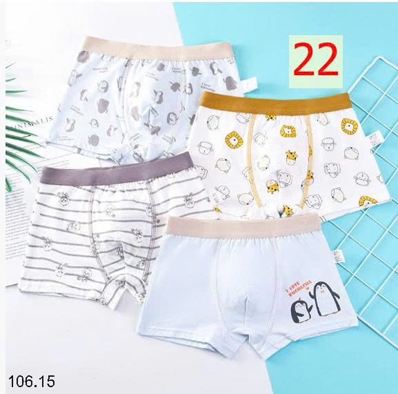 25HA106.15 - SET 4 QUẦN CHÍP ĐÙI BÉ TRAI