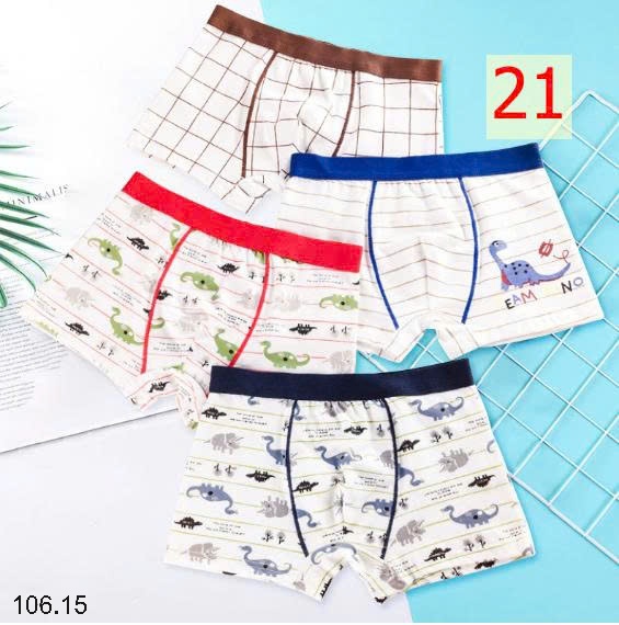 25HA106.15 - SET 4 QUẦN CHÍP ĐÙI BÉ TRAI