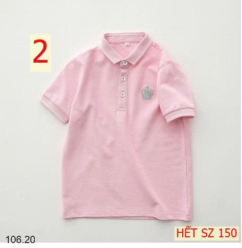 25HA106.20 - ÁO POLO CỘC TAY CHO BÉ