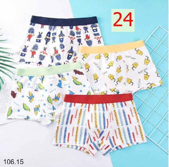 25HA106.15 - SET 4 QUẦN CHÍP ĐÙI BÉ TRAI