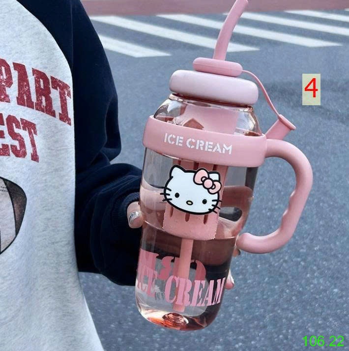 25HA106.22 - BÌNH UỐNG NƯỚC HELLO KITTY SIÊU XINH