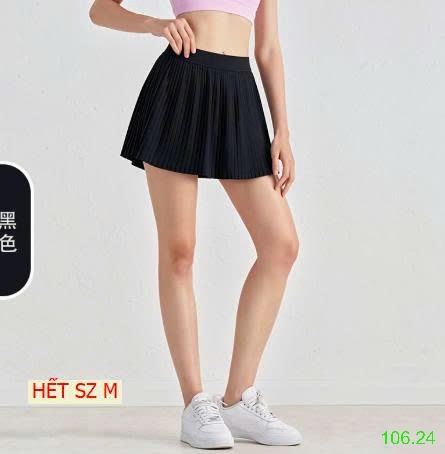 25HA106.24 - CHÂN VÁY TENNIS XẾP LY CHO NỮ
