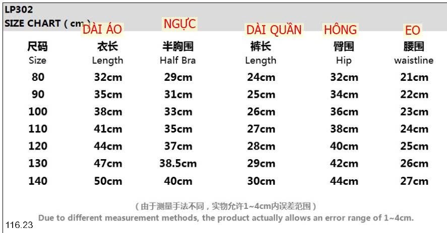 25HA116.23 - BỘ CỘC COTTON CHO BÉ YÊU