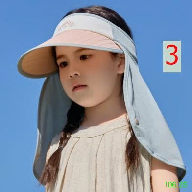 25HA106.25 - MŨ CHỐNG NẮNG NỬA ĐẦU CHE GÁY CHO BÉ