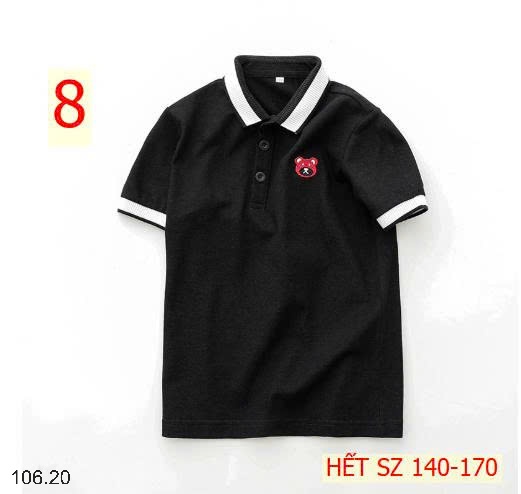 25HA106.20 - ÁO POLO CỘC TAY CHO BÉ