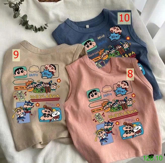 25HA126.10 - SET 2 ÁO BA LỖ BÉ TRAI