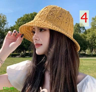 25HA126.06 - MŨ CHỐNG NẮNG DỆT KIM THOÁNG KHÍ NỮ