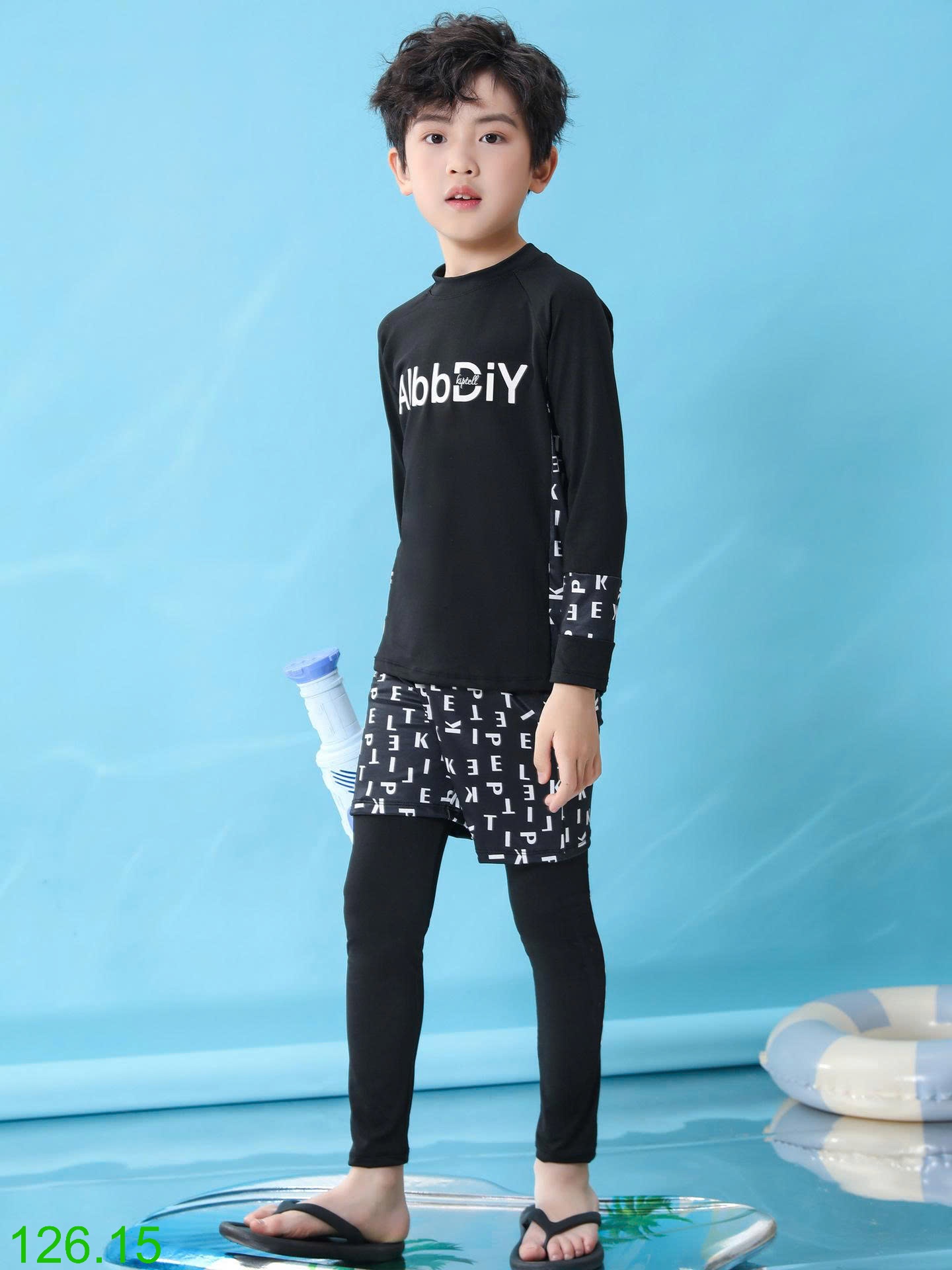 25HA126.15 - SET BỘ BƠI 3 CHI TIẾT CHỐNG NẮNG CHO BÉ