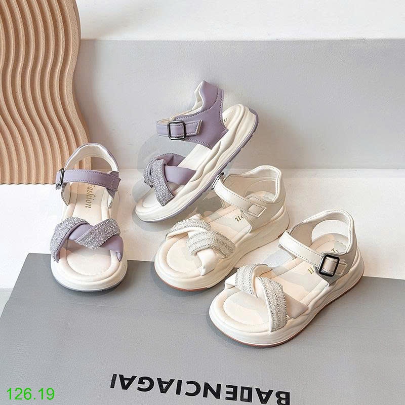 25HA126.19 - SANDAL QUAI XOẮN BÉ GÁI