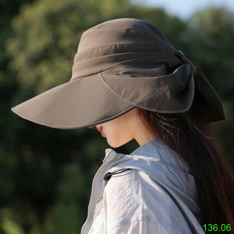 25HA136.06 - MŨ CHỐNG NẮNG VÀNH RỘNG CHO NỮ