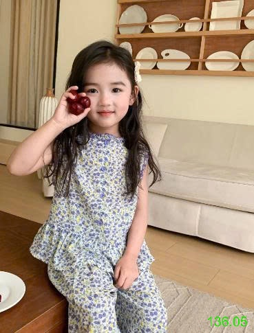 25HA136.05 - SET BỘ BÉ GÁI PHONG CÁCH HÀN QUỐC