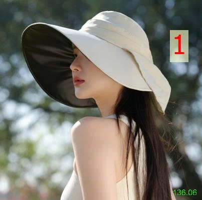 25HA136.06 - MŨ CHỐNG NẮNG VÀNH RỘNG CHO NỮ