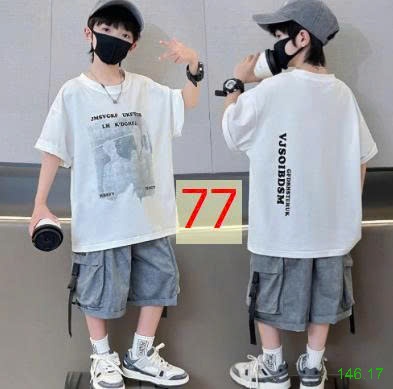 25HA146.17 - ÁO PHÔNG COTTON SIZE ĐẠI BÉ TRAI