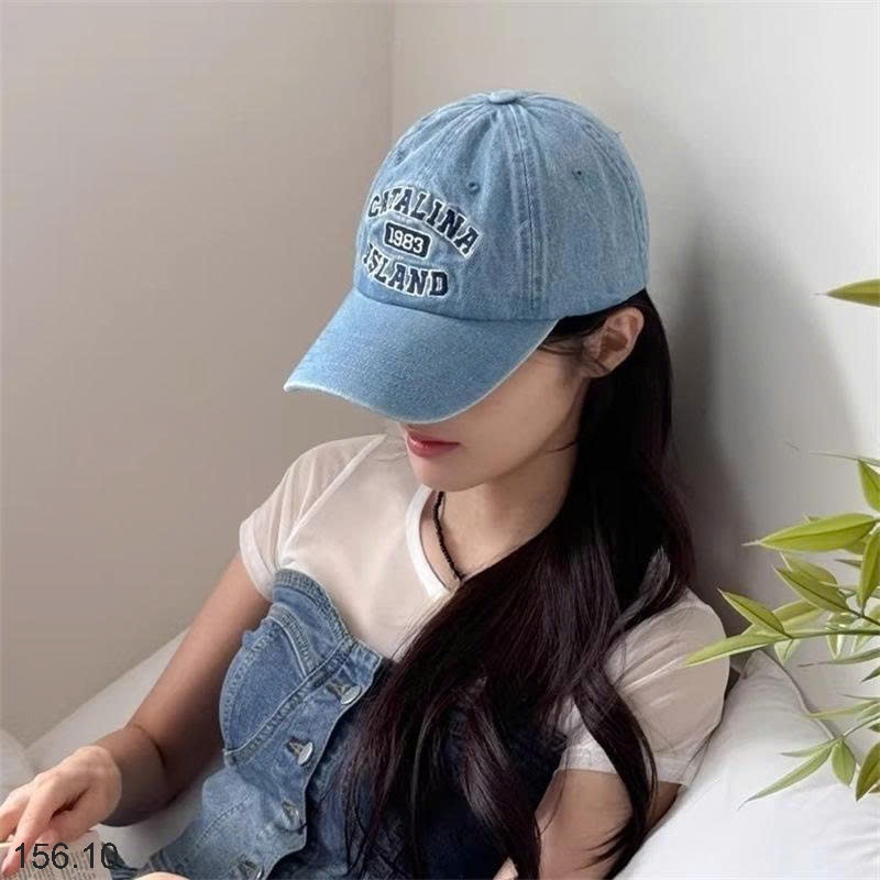 25HA156.10 - MŨ LƯỠI TRAI DENIM NAM NỮ