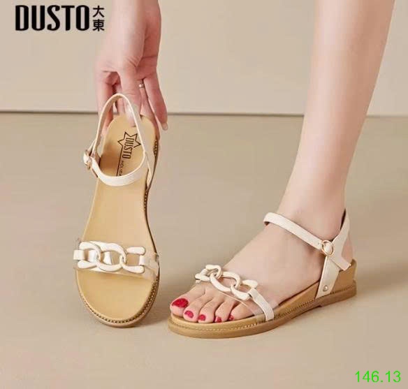 25HA146.13 - SANDAL DUSTO ĐẾ BẰNG NỮ