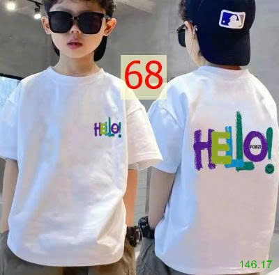 25HA146.17 - ÁO PHÔNG COTTON SIZE ĐẠI BÉ TRAI