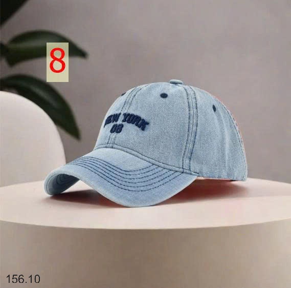 25HA156.10 - MŨ LƯỠI TRAI DENIM NAM NỮ