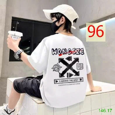 25HA146.17 - ÁO PHÔNG COTTON SIZE ĐẠI BÉ TRAI