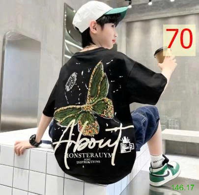 25HA146.17 - ÁO PHÔNG COTTON SIZE ĐẠI BÉ TRAI