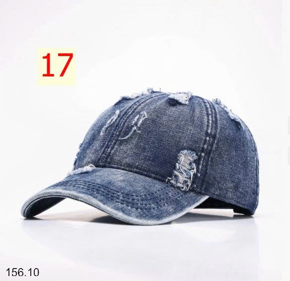 25HA156.10 - MŨ LƯỠI TRAI DENIM NAM NỮ