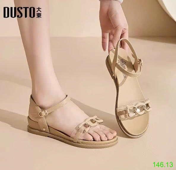 25HA146.13 - SANDAL DUSTO ĐẾ BẰNG NỮ
