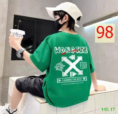 25HA146.17 - ÁO PHÔNG COTTON SIZE ĐẠI BÉ TRAI