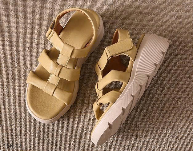 25HA156.12 - SANDAL NỮ QUAI ĐAN ĐẾ DÀY