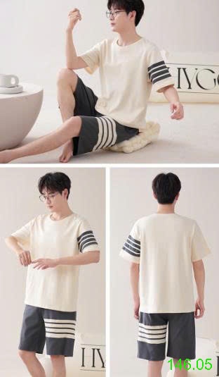 25HA146.05 - BỘ COTTON NAM CAO CẤP