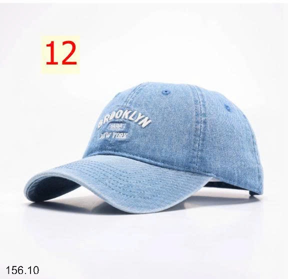 25HA156.10 - MŨ LƯỠI TRAI DENIM NAM NỮ