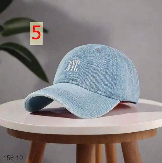 25HA156.10 - MŨ LƯỠI TRAI DENIM NAM NỮ