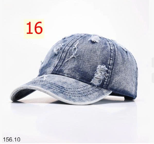 25HA156.10 - MŨ LƯỠI TRAI DENIM NAM NỮ