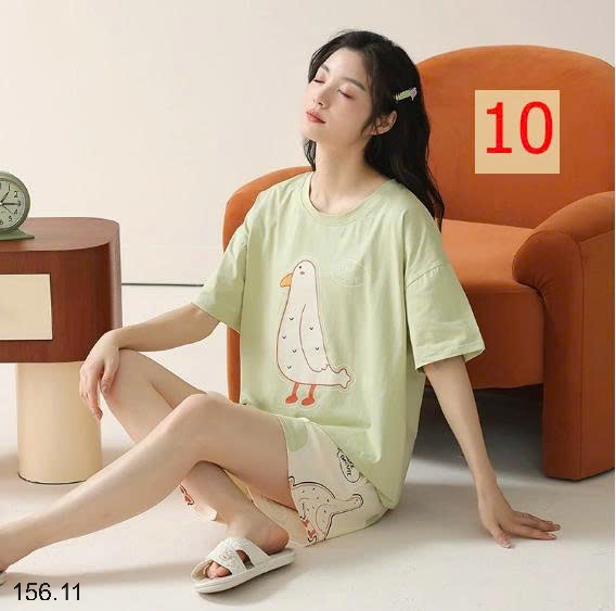 25HA156.11 - BỘ ĐÙI COTTON MẶC NHÀ