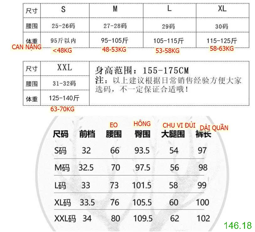 25HA146.18 - JEAN XUÔNG CẠP CAO