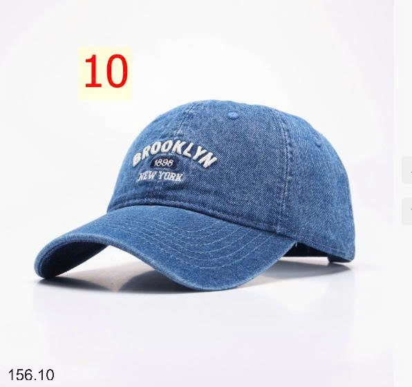 25HA156.10 - MŨ LƯỠI TRAI DENIM NAM NỮ