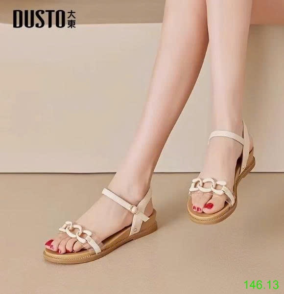 25HA146.13 - SANDAL DUSTO ĐẾ BẰNG NỮ