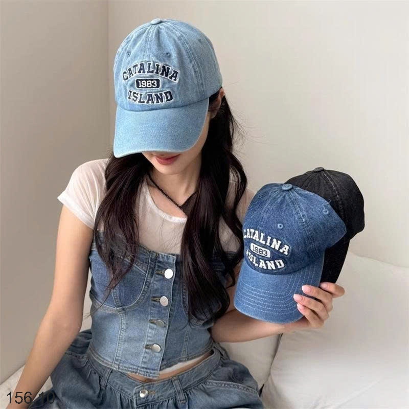 25HA156.10 - MŨ LƯỠI TRAI DENIM NAM NỮ