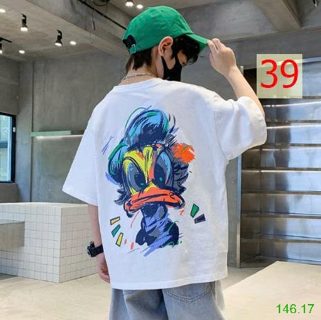 25HA146.17 - ÁO PHÔNG COTTON SIZE ĐẠI BÉ TRAI