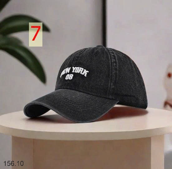 25HA156.10 - MŨ LƯỠI TRAI DENIM NAM NỮ