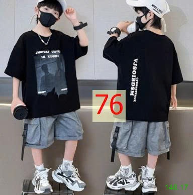 25HA146.17 - ÁO PHÔNG COTTON SIZE ĐẠI BÉ TRAI