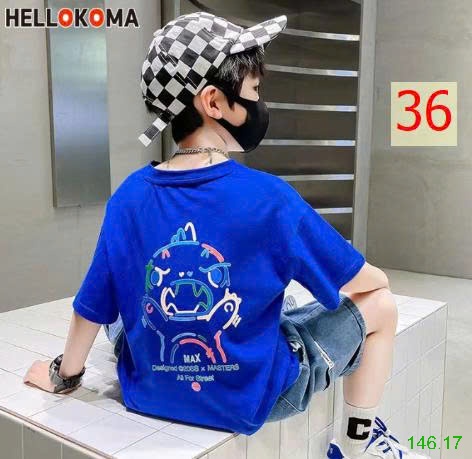 25HA146.17 - ÁO PHÔNG COTTON SIZE ĐẠI BÉ TRAI
