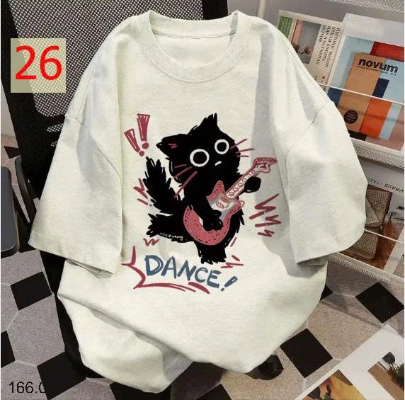 25HA166.06 - ÁO PHÔNG COTTON NỮ