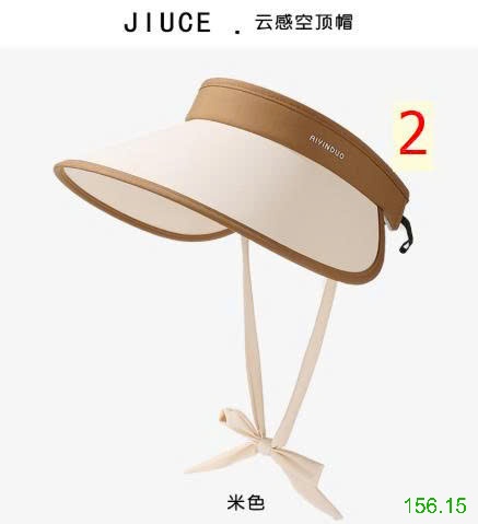25HA156.15 - MŨ CHỐNG NẮNG NỬA ĐẦU CÓ DÂY BUỘC NHÀ JIUCE